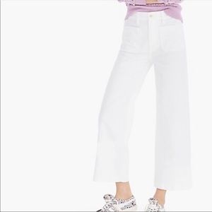 J. Crew White Flare & Wide Leg Jeans